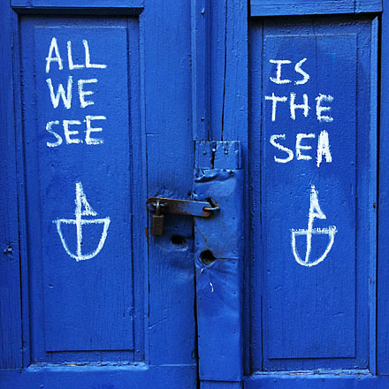 All we see is the sea